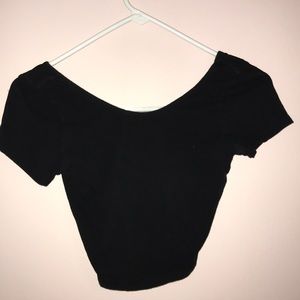 Brandy Melville Black crop top